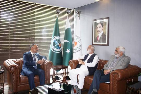 06-07-2023, Islamabad: President Al-khidmat Foundation Prof. Dr. Hafeez ur Rahman called on Chairman NDMA Lt. General Inam Haider Malik at NDMA HQs.